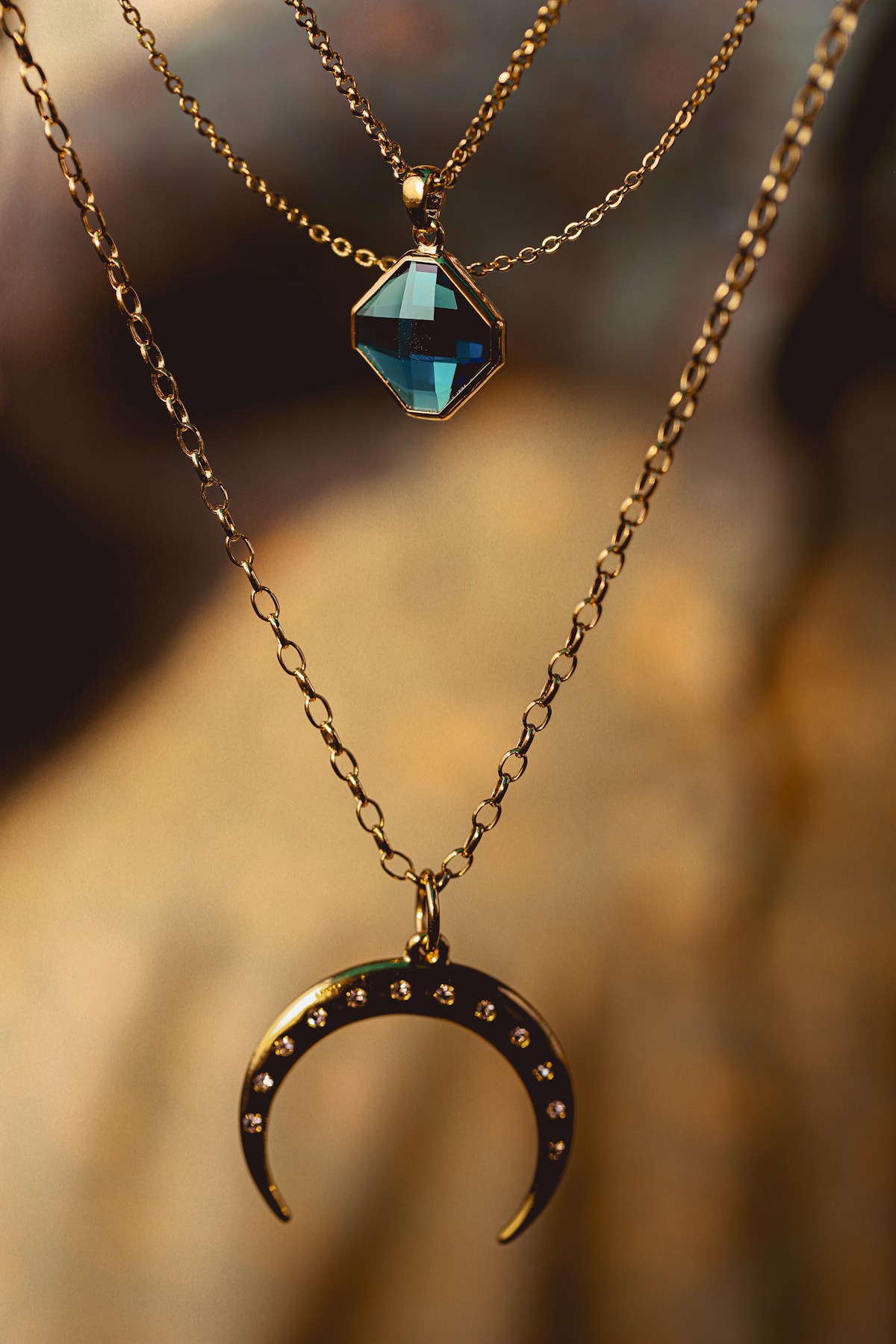 Gold bracelet detail