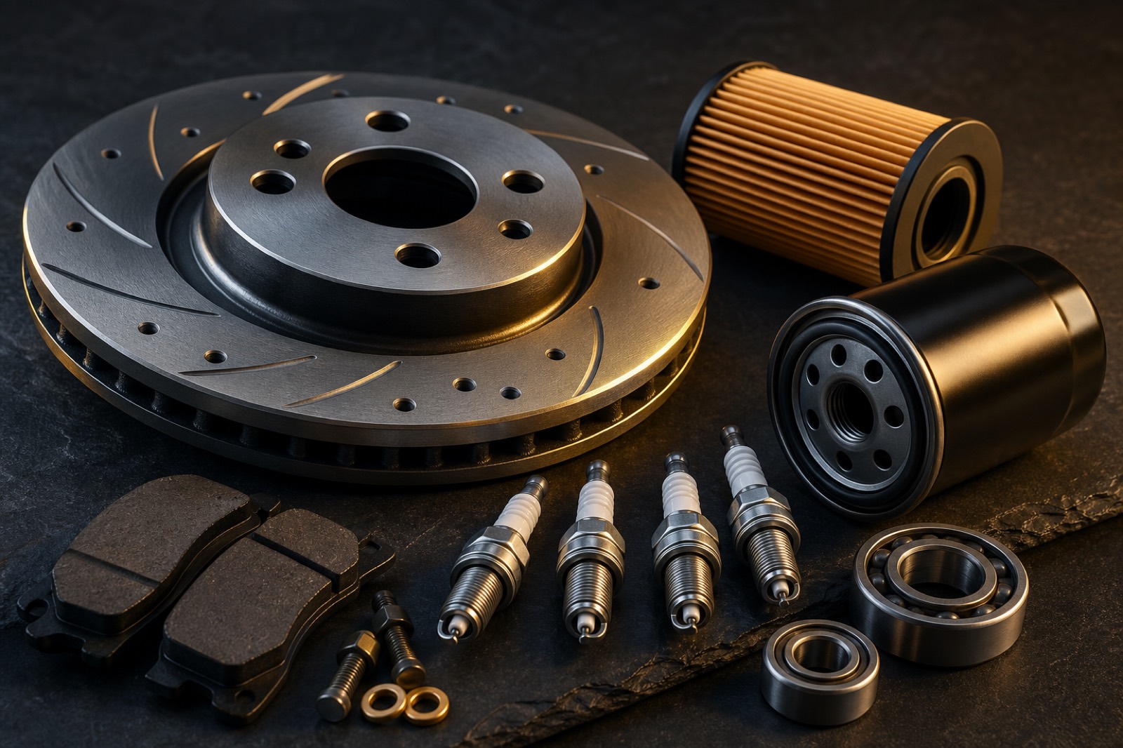 Premium spare parts display